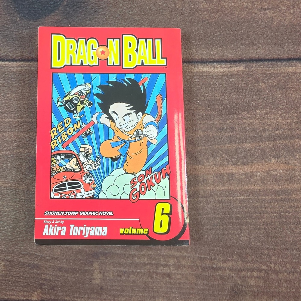 Dragon Ball Manga Volume 6 Akira Toriyama Red Ribbon Army Excellent Paperback